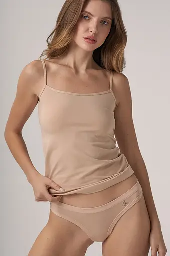 Женская майка MISS COMFORT белый 401/00/01 ELLEN Бежевый, L - фото 1