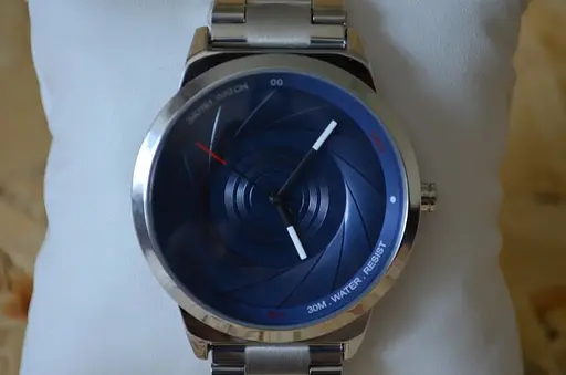 Класичний чоловічий годинник Skmei 9210 Сріблястий з синім - фото 5