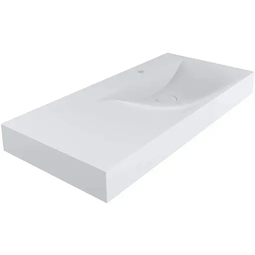 Умивальник Miraggio Viola 1000 mirasoft 0001124, Білий матовий - фото 1