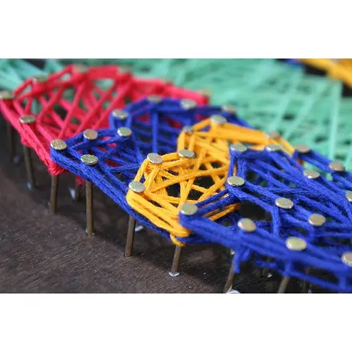 Набор стринг-арт "Сова" ABC-004 деревянная основа - фото 4