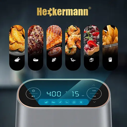 Аэрогриль Аэрофритюрница Heckermann AF06 7л 2100W - фото 4