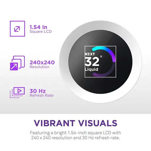 СВО NZXT Kraken Plus RGB V2 360mm White (RL-KR360-W2) - фото 10