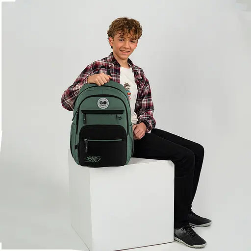 Рюкзак GoPack Teens 121L-3 Хаки (GO26-121L-3) - фото 20