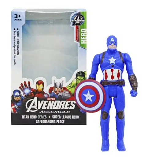 Герої Марвел Месники, 5 героїв у наборі, 13.8x3.1x9.4 см, YF2251