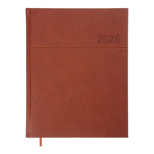 Еженедельник датированный Buromax Orion 2026 A4 коричневый (BM.2783-18)