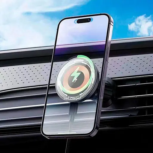 Автомобільний тримач Borofone BH211 для телефону з бездротовою зарядкою - фото 5