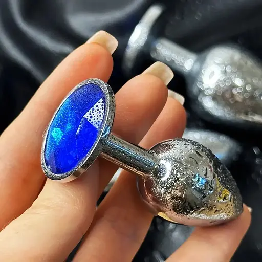 Анальний корок металевий розмір L - фото 3