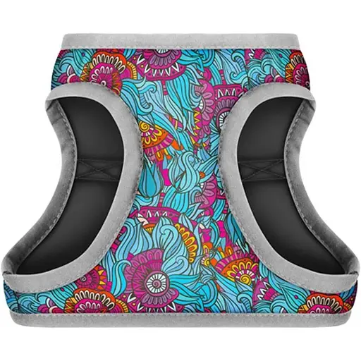 Шлея для собак Waudog Clothes м'яка з QR паспортом, малюнок "Літо", XS4 - фото 2