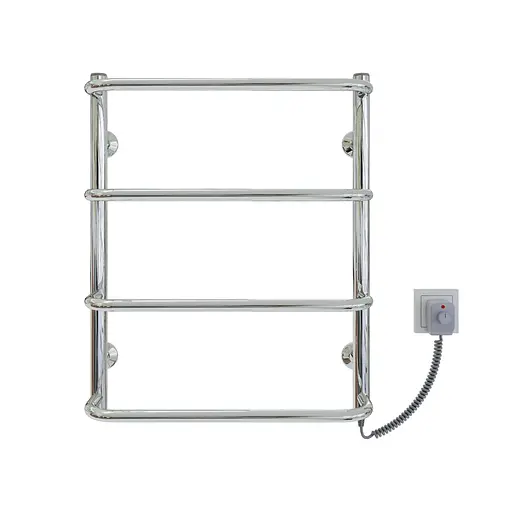 Електрична рушникосушарка Kosser Скоба 600x500/4 ЕR рег. ДС08ER, Хром, Праве - фото 2