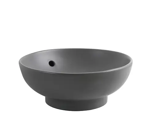 Умивальник накладний Mixxus Premium Topper-0201 410x410x165 мм з переливом MP6649, Графит - фото 4