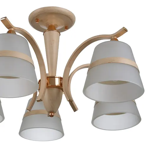 Люстра потолочная Brille E27 BG (LK-660C/5) - фото 3