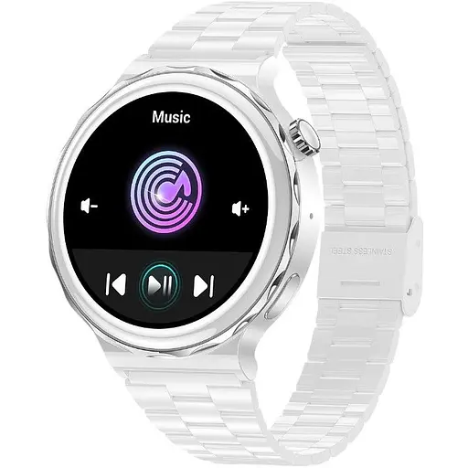 Умные часы Uwatch Diamond White Silicone - фото 3