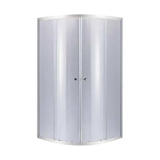 Душова кабіна Lidz Latwa SC90x90.SAT.LOW.GR, скло тоноване 4 мм без піддона, Універсальна, тонований - фото 1