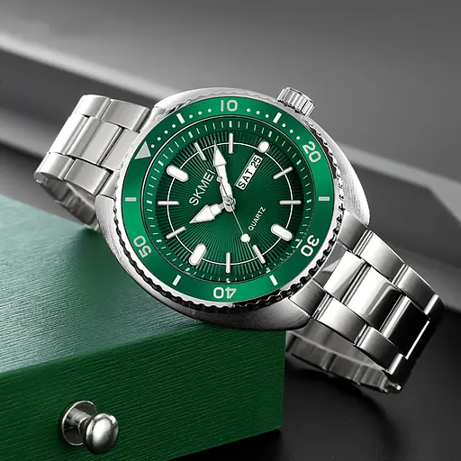 Наручний годинник чоловічий 2256GN Green Skmei acs0030103 - фото 5