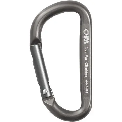 Карабін First Ascent NFC 7 mm Grey (1060-FA 7020 6)