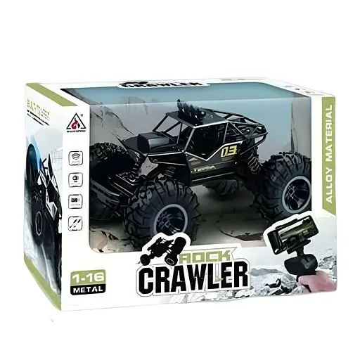 Джип на радіокеруванні HB-PY 2095-1 камера фото, відео, акум. 3.7V, пульт 2.4G та керування зі смартфона, чорний - фото 2