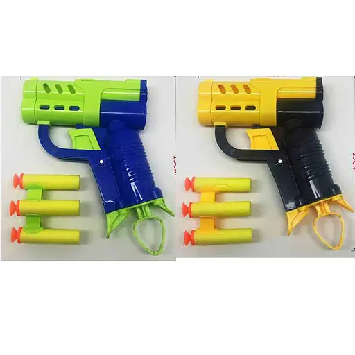 Пістолет, 10 см, м’які кулі-присоски 3 шт., MH-400-01A (В асортименті) - фото 2