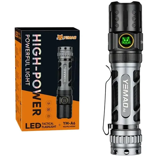 Тактический фонарь YEMAO YM-A6 2200 LM - фото 1