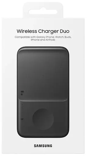 Бездротова зарядна підставка Samsung Wireless Charger Duo+ TA (EP-P4300TBRGRU) - фото 4
