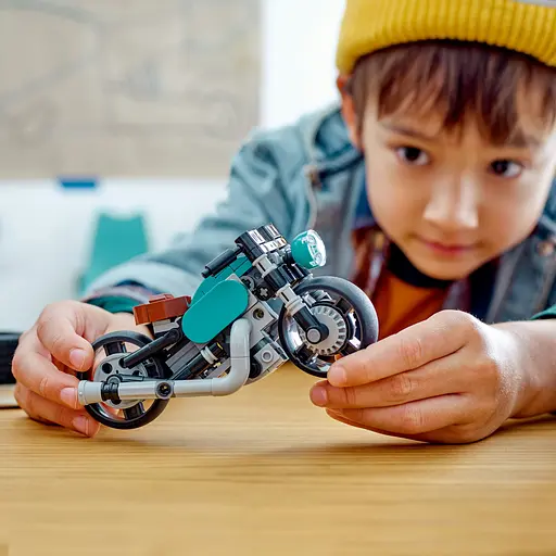 Конструктор LEGO Creator Винтажный мотоцикл 3 в 1, 128 деталей (31135) - фото 4
