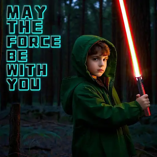 Дитячий світловий меч MOZC, 15 кольорів з 4 режимами та аудіо, USB-C - фото 5