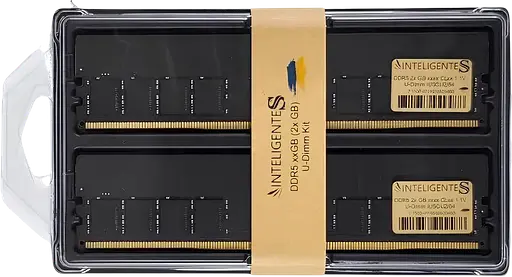 Оперативная память INTELIGENTES 32GB (2x16GB) DDR5 4800MHz (IU5AIH2/32) - фото 1