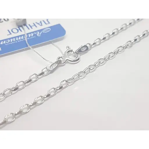 Срібний ланцюжок Аметист Якірне 39025РОВ 55 - фото 4