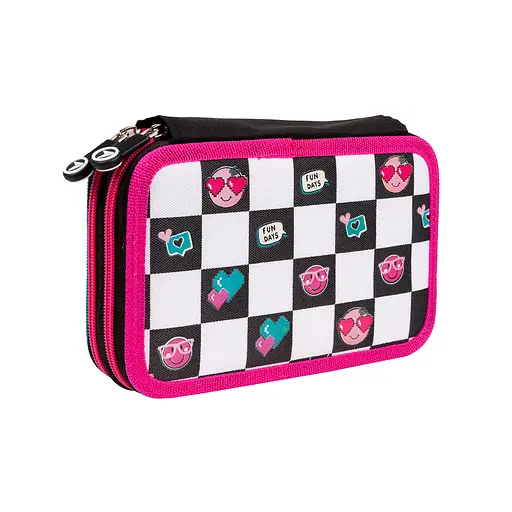 Шкільний пенал твердий Yes HP-01 твердий подвійний Lovely Smile - фото 2