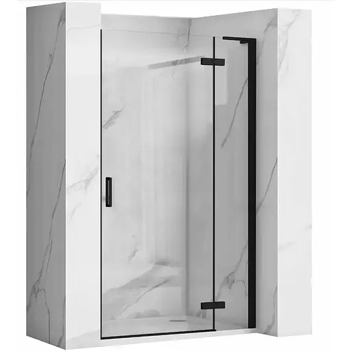 Душевые двери Rea Hugo 80 black REA-K6603 - фото 1