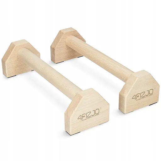 Упоры для отжиманий (паралетсы) 4FIZJO 40 см деревянные (P-5905973407045) - фото 1