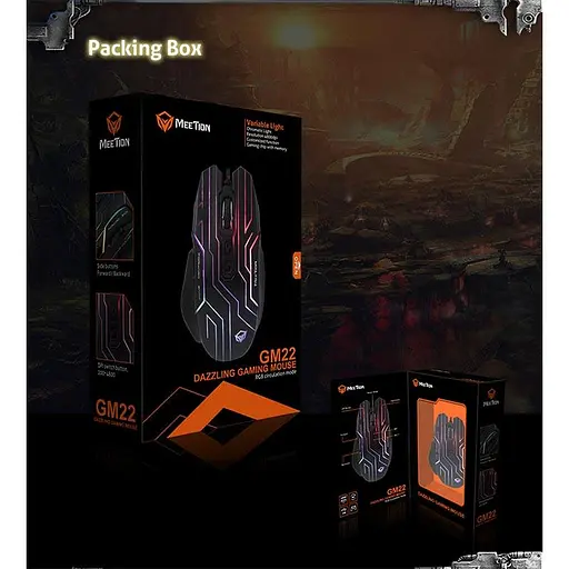 Миша ігрова з підсвіткою MeeTion MT-GM22 Backlit Gaming Mouse RGB - фото 7
