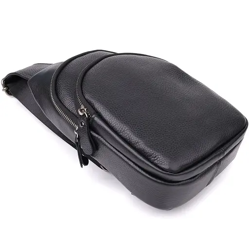 Чоловіча сумка через плече з натуральної шкіри Vintage 16х29х4,5 см sum0027498 - фото 6