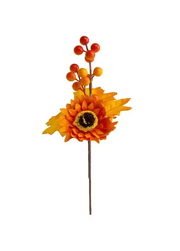 Декоративна гілка "Золотий соняшник" 28 см Elisey 18900-002