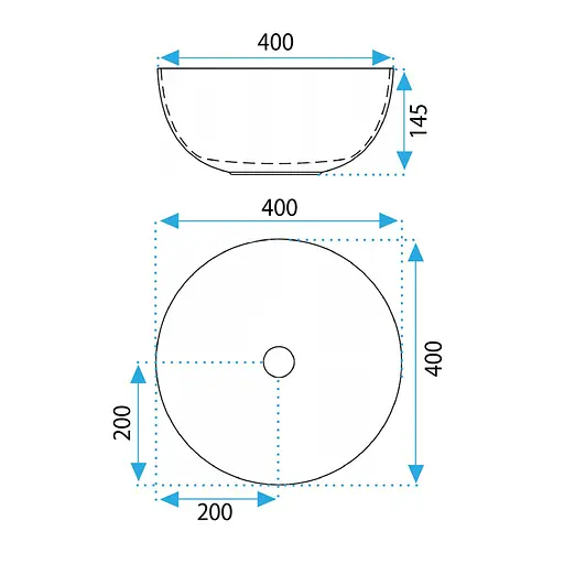 Умивальник Rea Erica white накладний REA-U0602, Білий - фото 5