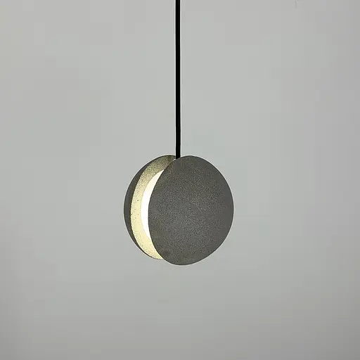 Підвіс MOON CONCRETE у вигляді розділеної сірої бетонної кулі Line.F MJ 169-140 GR - фото 4