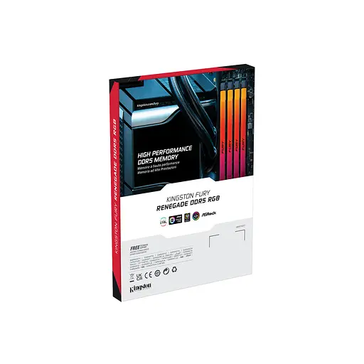 Модуль памяти для компьютера DDR5 48GB 6000 MHz Renegade RGB XMP Kingston Fury (ex.HyperX) (KF560C32RSA-48) - фото 6