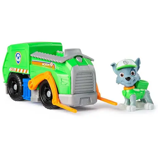 Игровой набор Paw Patrol базовый спасательный автомобиль с водителем Рокки (SM97237/6071213) - фото 4