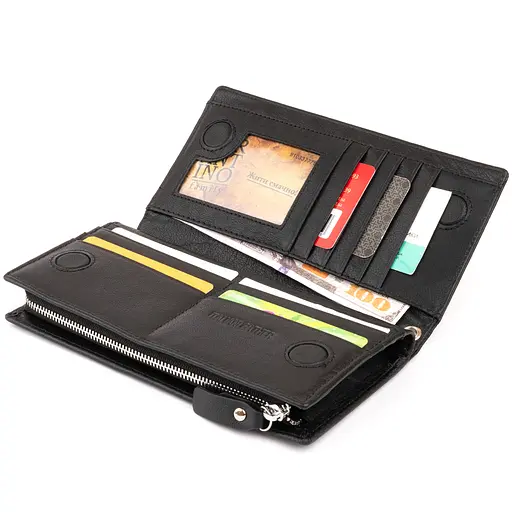 Кожаный женский кошелек ST Leather 19х9.5х2.5 см acs0016006 - фото 5