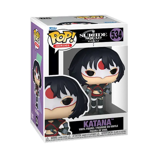 Коллекционная  фигурка   Funko Pop ДС: Отряд самоубийц Катана DC: Suicide Squad Katana 10 см FP DC K 534 - фото 2