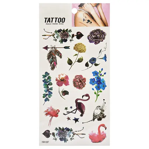 Временная татуировка Тропики Tattoo 1020-HM1287