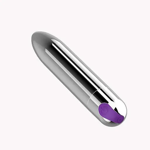 Водонепроникна віброкуля з 10 режимами USB 9,2 см Металік K0577-1