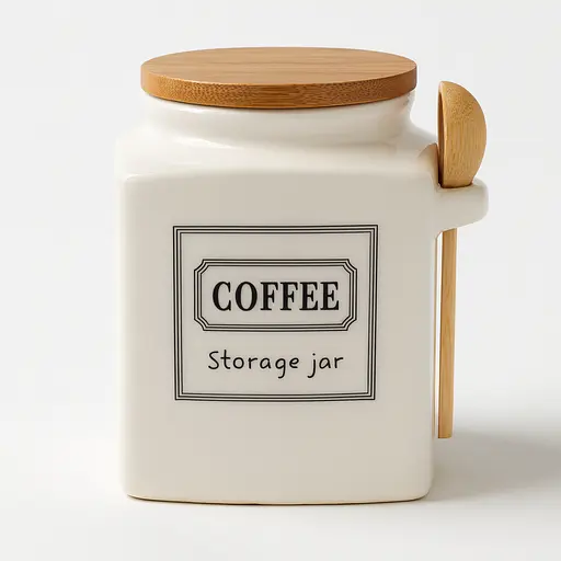 Банка для кофе "Glossy circle" 800 мл. Емкость для хранения [MD]