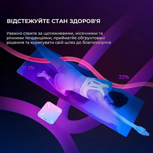 Розумні ваги Yunmai X Smart Scale (YMBS-M268) - фото 9