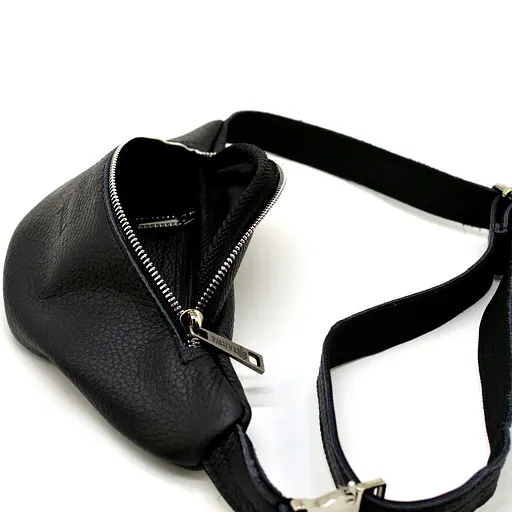 Кожаная мужская сумка на пояс TARWA 11х28х6 см sum0025984 - фото 7