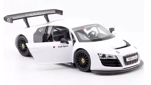 Машинка Rastar Audi R8 LMS Rastar 1:24 белый 56100 - фото 2
