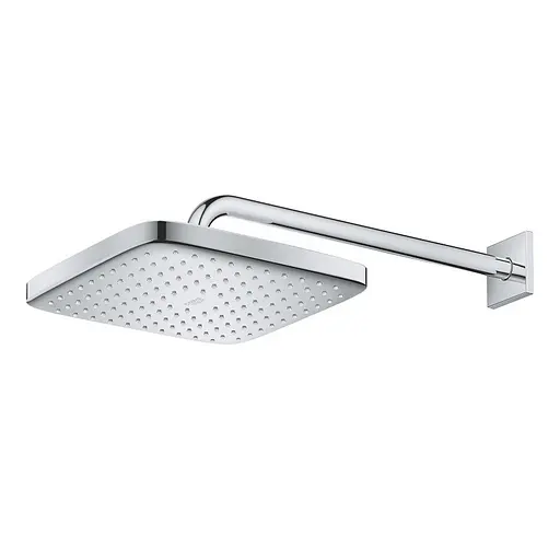 Лейка для верхнего душа с держателем Grohe Tempesta 250 Cube 26687000, Хром - фото 5