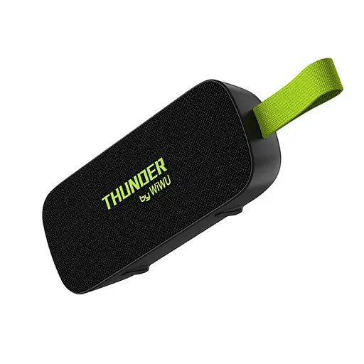 Bluetooth Колонка WIWU H2 Thunder Wireless Portable Speaker Black - фото 4