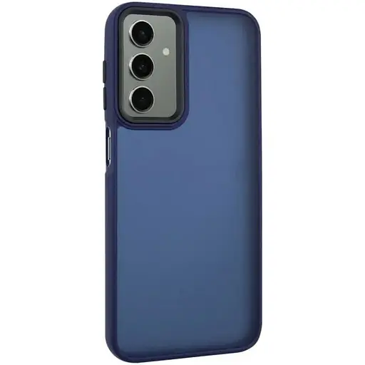 Чохол Epik TPU+PC Lyon Frosted для Samsung Galaxy A16 4G/5G/A26 5G Navy Blue - фото 1