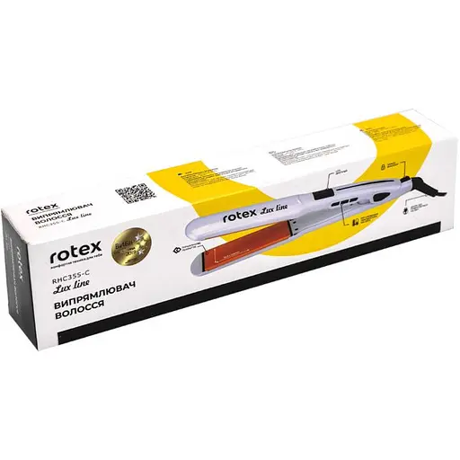 Випрямляч Rotex RHC355C LuxLine живлення - 220-240 В, 50 Гц, 45 Вт керамічне покриття нагрівальних пластів - фото 5