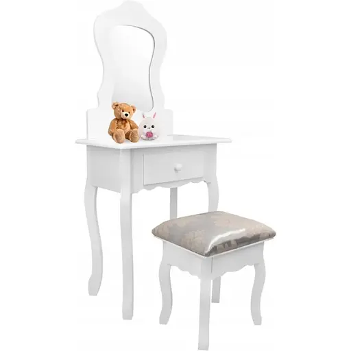 Детский туалетный столик Chomik Sisi с зеркалом + табурет - фото 4